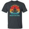 Funny I_D Rather Be Meditating Zen Yoga Day