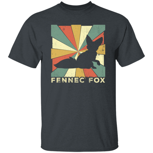 Retro Fennec Fox Lover Vintage Unisex T-Shirt