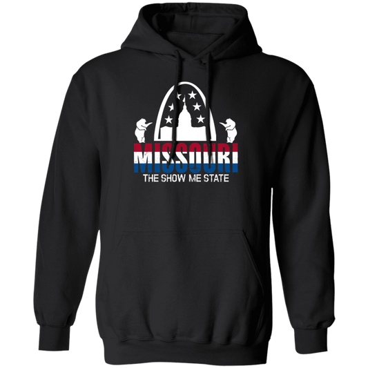 Missouri State, USA America States Bears Columbia Pullover Hoodie