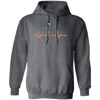 Retro Cool Heartbeat Volleyball Player Gift Pullover Hoodie