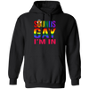 This Sounds Gay I'm In Funny Gay LGBT Pride Rainbow Pullover Hoodie is a unique and eye-catching garment made of quality materials. It features a delightful rainbow design and the iconic phrase "Sounds Gay, I'm In". Stand out from the crowd with this stylish and comfortable hoodie, perfect for any LGBT Pride occasion.