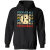 Retro Pickleball, Love Pickleball, Ball Sport Love Gift, Eat Sleep Pickleball Repeat Pullover Hoodie