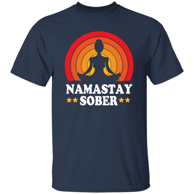 Namastay Sober, Retro Sobriety, Love To Do Yoga, Retro Yoga, Best Yoga Ever Unisex T-Shirt