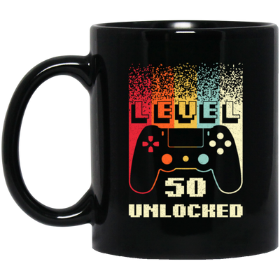 Retro 50th Birthday Gift, Level 50 Unlocked, Play Gaming Lover