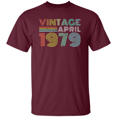 Birthday Gift Vintage April 1979 Forty Years Unisex T-Shirt