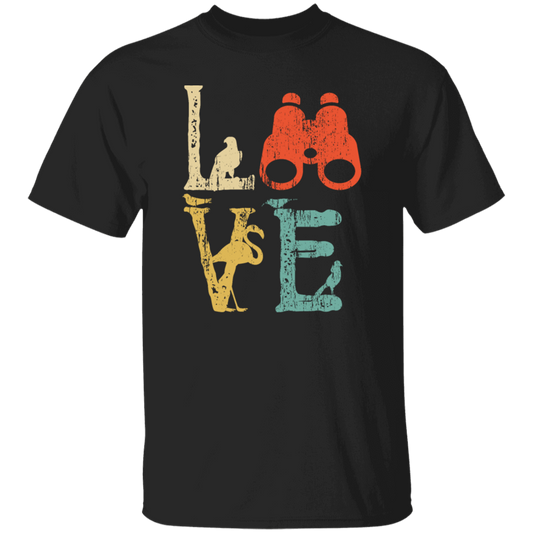 Vintage Birdwatching Bird Watchers, Retro Camera Love Gift Unisex T-Shirt