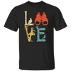 Vintage Birdwatching Bird Watchers, Retro Camera Love Gift Unisex T-Shirt