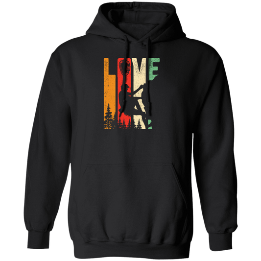 Retro Cool Rock Climbing, Mountain Climbing Tools Pullover Hoodie