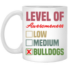 Level Of Awesomeness Bulldogs, Love Bulldogs Gift