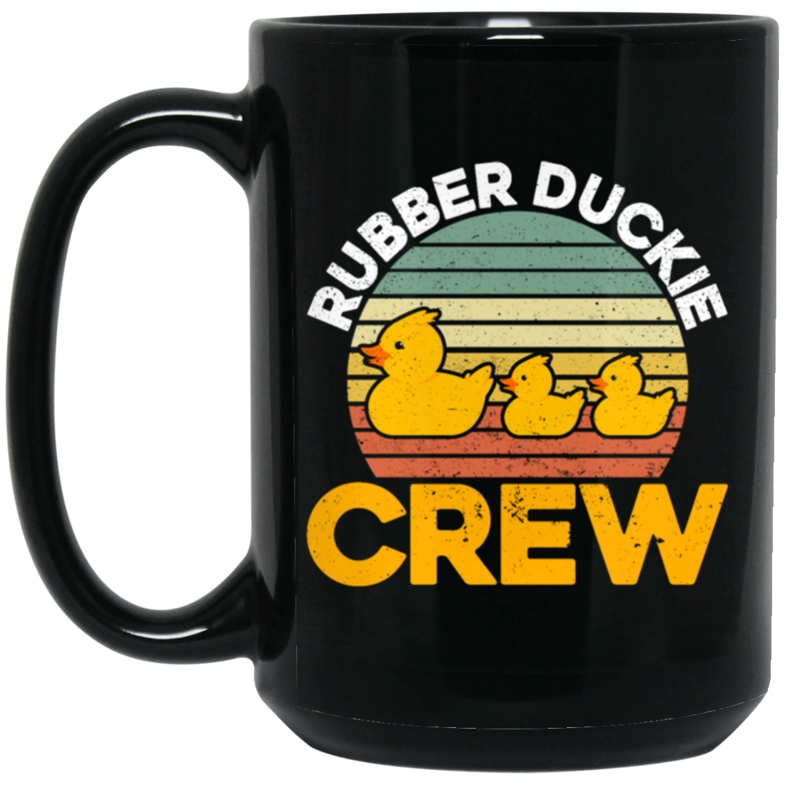 Duck Lover Retro Ducks Rubber Duckie Crew