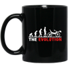 The Evolution Recumbent Bike Funny Retro Cyclist