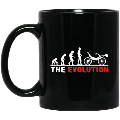 The Evolution Recumbent Bike Funny Retro Cyclist