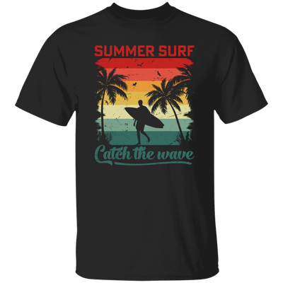 Surf Lover, Summer Surf, Catch The Wave, Retro Summer Gift, Surfing Love Gift Unisex T-Shirt
