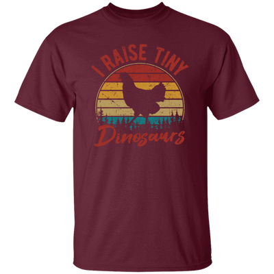 Retro I Raise Tiny Dinosaurs Chicken Lover Chickens Farm