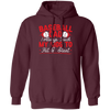 My Baseball Gift, Baseball Dad, I Always Teach My Kids To Hit And Steat, Love Baseball Pullover Hoodie