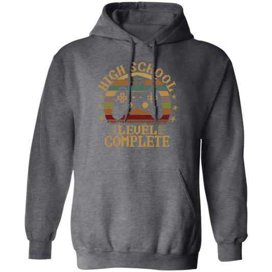 Retro High School Level Complete Gamer Graduation 2020 Pullover Hoodie