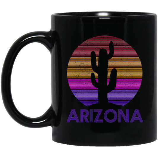 Arizona Vintage Cactus, Retro Arizona Cactus