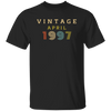 Birthday Gift Vintage 1997 April Unisex T-Shirt