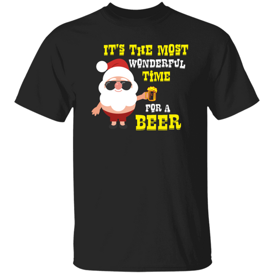 Funny Christmas Santa, Santa Drinking Beer
