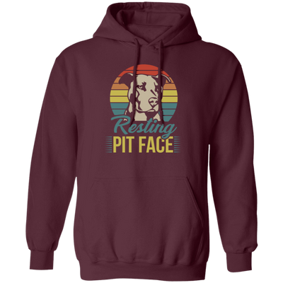 Retro Funny Pit Bull, Pit Face, Dog Lover Gift