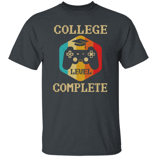 Retro College Level Complete Gamer Graduation Unisex T-Shirt