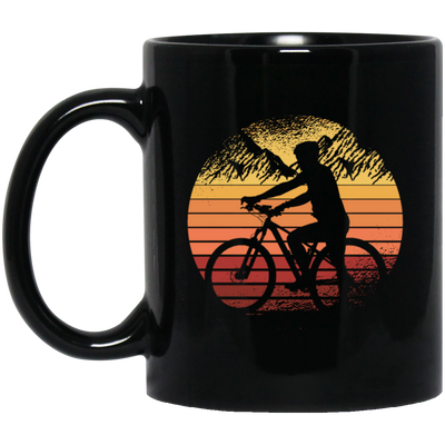 Silhouette Cycling Bike, Mountain Bike, Biker