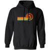 Retro Surfing Surf Beach Surfer Gift Vintage Wave Pullover Hoodie