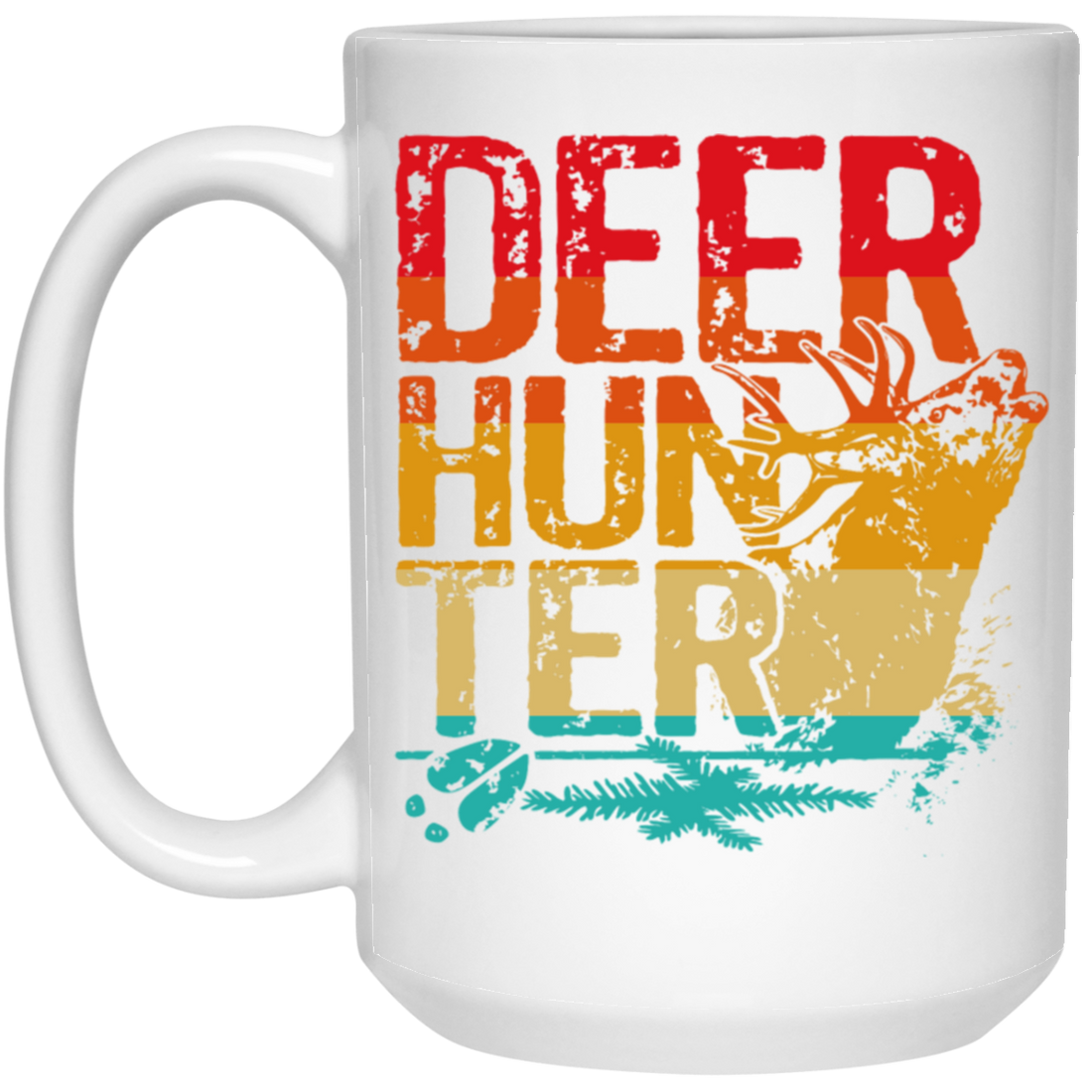 Cant Wait For Deer Hunting Season Deer Hunter Vintage White Mug