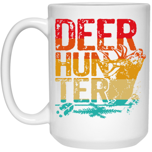 Cant Wait For Deer Hunting Season Deer Hunter Vintage White Mug