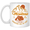 Vintage Retro Rocky Mountains Hiking Camping Gift