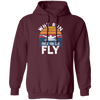 Swimming Like A Bird Fly Under The Water, Why Run When You Can Fly Pullover Hoodie