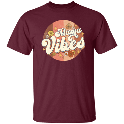 Love Mama Gift, Retro Gift For Mama, Cute Flower Vintage, Mama Vibe, Retro Vibes Unisex T-Shirt