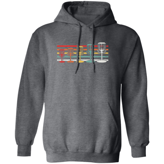 Disc Golf Gift, Retro Disc Golfing, Frisbeesport Gift, Retro Golf Lover Gift Pullover Hoodie