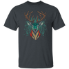 A Deer Head, Love Deer Gift, Deer Head Love Gift, Best Of Deer Retro Unisex T-Shirt