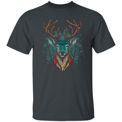 A Deer Head, Love Deer Gift, Deer Head Love Gift, Best Of Deer Retro Unisex T-Shirt