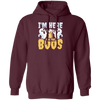 Funny Halloween, I'm Here For The Boos Beer Me Pullover Hoodie