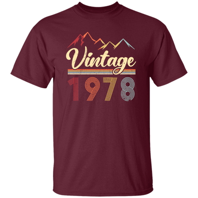 Vintage Mountain 1978, Retro 1978 Birthday, 1978 Gift