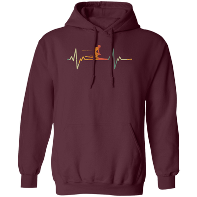 Retro Heartbeat Ski Gift Idea, Winter Sports