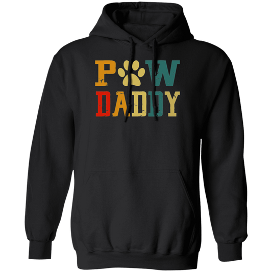 Vintage Grand Paw Dog Lover Grandpaw Grandpa Pullover Hoodie