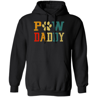 Vintage Grand Paw Dog Lover Grandpaw Grandpa Pullover Hoodie