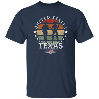 United States Texas Retro Cowboy