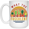 Retro What The Fucculent Succulents Cactus Plants