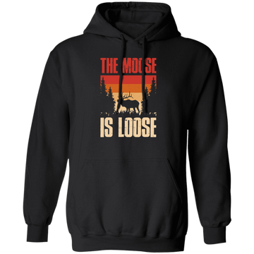 Forest Love Gift, The Moose Is Loose, Retro Moose Gift