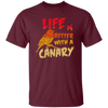 Canary Bird Life Is Better With A Fashionable Bird Vintage Unisex T-Shirt