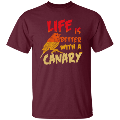 Canary Bird Life Is Better With A Fashionable Bird Vintage Unisex T-Shirt