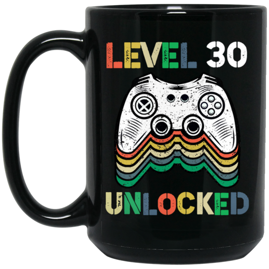 Level 30 Unlocked Retro, 30th birthday gift, half a century