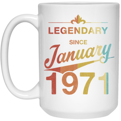 Retro Legendary Since January 1971, 50th Birthday Gift