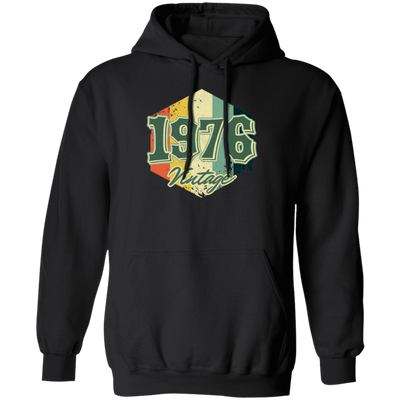 Retro 1976 Birthday Gift, Celebration 1976 Vintage, Born In 1976 Pullover Hoodie