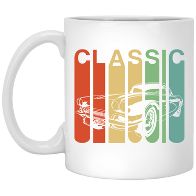 Muscle Car Vintage Car Gift Classic Car American Car Lover White Mug