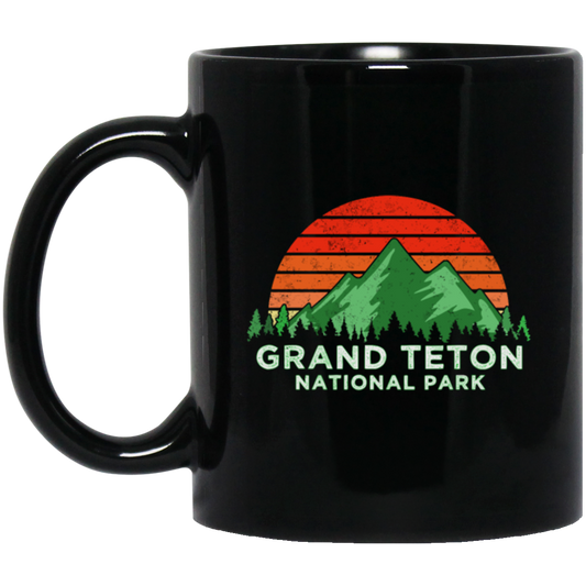 Vintage Grand Teton National Park Souvenir Retro